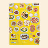Fête Chinoise “Feast” Tea Towel (Yellow)